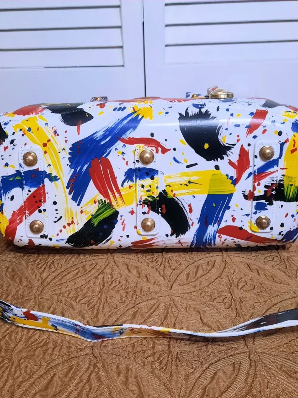 Vintage Dooney & Bourke Satchel Dooney & Bourke Dipinta Inspired Satchel - Picture 4 of 15